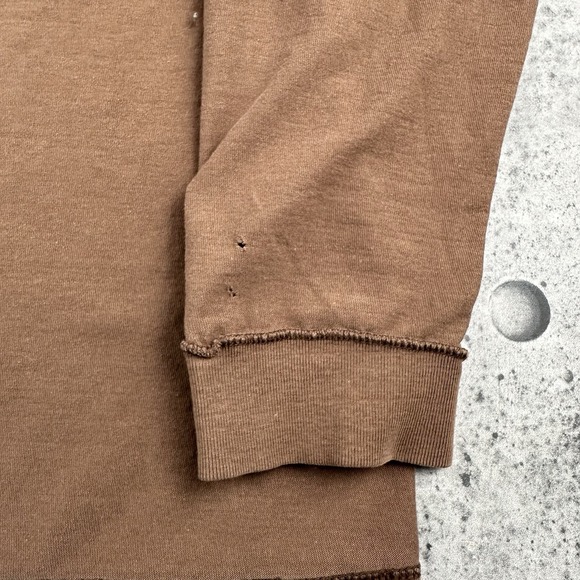 Vintage Volcom Inside Out Graffic Long Sleeve Size Large Brown - Picture 10 of 14
